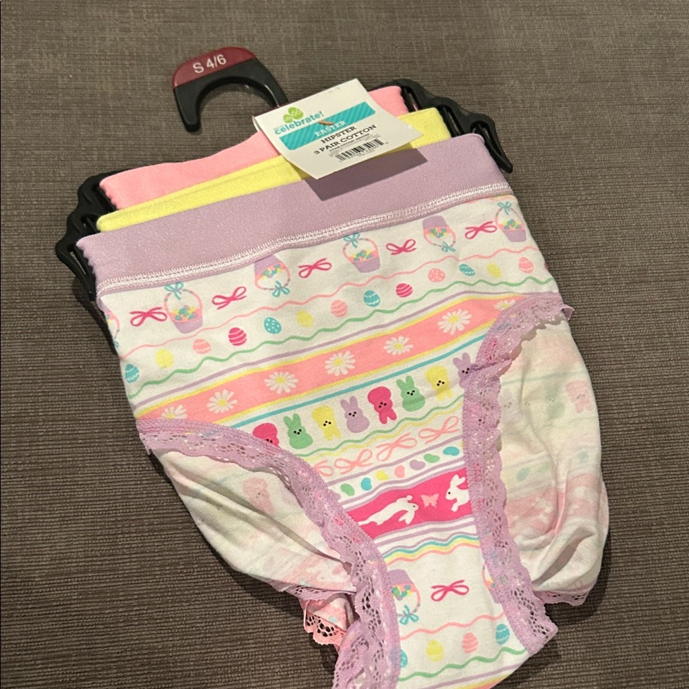 Way to celebrate Womens Cotton Hipster Panties S (4/6) 3pack NWT